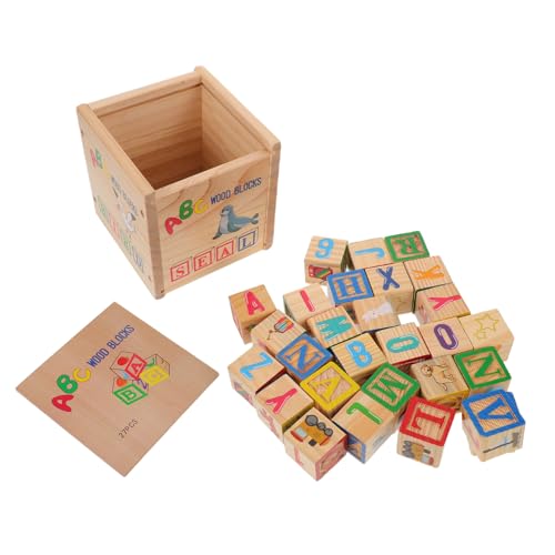 CIYODO Holzspielzeug ABC Buchstaben Zahlen Teilig Lernspielzeug Stapelblöcke aus Naturholz Sicher Pädagogisch für Kleinkinder Vorschule CIYODO Holzspielzeug ABC Buchstaben Zahlen Teilig Lernspielzeug Stapelblöcke aus Naturholz Sicher Pädagogisch für Kleinkinder Vorschule von CIYODO