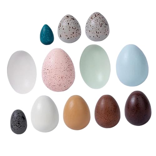 CIYODO Holzspielzeug Eier Bunte Simulation Dekorative Fake Eier für Desktop Deko Lernspielzeug Feinmotorik Ostern Party CIYODO Holzspielzeug Eier Bunte Simulation Dekorative Fake Eier für Desktop Deko Lernspielzeug Feinmotorik Ostern Party von CIYODO