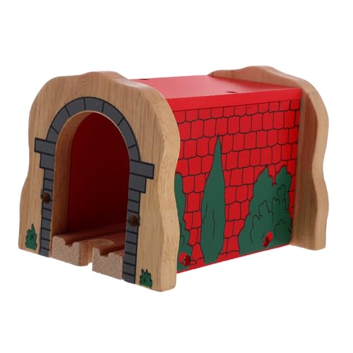 CIYODO Holzspielzeug Zugtunnel aus Robustem Holz Langlebiges Modelleisenbahn Zubehör Erweiterbar für Zuhause und Kindergarten Fördert Kreatives und Soziale Interaktion CIYODO Holzspielzeug Zugtunnel aus Robustem Holz Langlebiges Modelleisenbahn Zubehör Erweiterbar für Zuhause und Kindergarten Fördert Kreatives und Soziale Interaktion von CIYODO