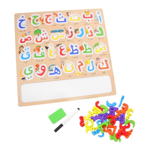 CIYODO Holzspielzeug für Kleinkinder Lernspiel für Buchstaben Zuordnung und Sprachentwicklung im Vorschulalter von CIYODO