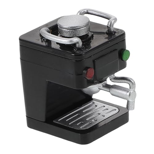 CIYODO Kaffeemaschine für Puppenhäuser Realistische Spielküchenzubehör Detailliertes Puppenhaus Kaffeemaschinen Kreatives DIY Modell für Authentisches Puppenhauszubehör von CIYODO