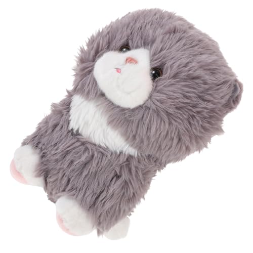 CIYODO Katzenkissen Plüschkatze Ausgestopfte Katze Gefüllter Katzenplüsch Plüschtier Kuscheltiere Für Mädchen Kuscheltiere Katze Stofftier Grey Pp Baumwolle CIYODO Katzenkissen Plüschkatze Ausgestopfte Katze Gefüllter Katzenplüsch Plüschtier Kuscheltiere Für Mädchen Kuscheltiere Katze Stofftier Grey Pp Baumwolle von CIYODO