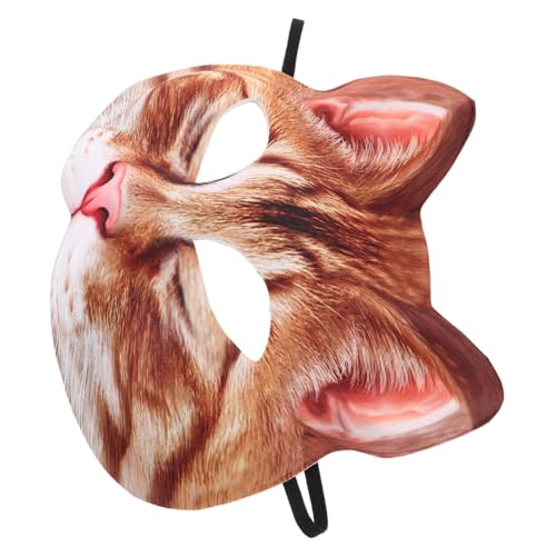 CIYODO Katzenmaske Für Halloween-cosplay: Niedliche Tier-halbmaske – Bequemes Party-accessoire Für Maskenbälle Und Verkleidungsveranstaltungen von CIYODO