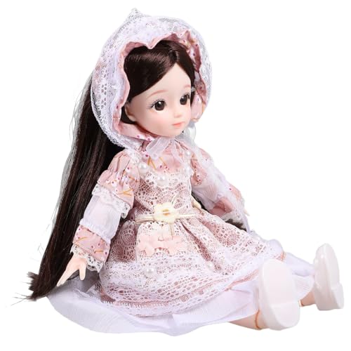 CIYODO Kawaii Gelenkpuppe im Lolita Stil mit Kleidung Schuhen und Hut Kleine Bewegliche für Kreatives und Fantasievolles Rollenspiel CIYODO Kawaii Gelenkpuppe im Lolita Stil mit Kleidung Schuhen und Hut Kleine Bewegliche für Kreatives und Fantasievolles Rollenspiel von CIYODO