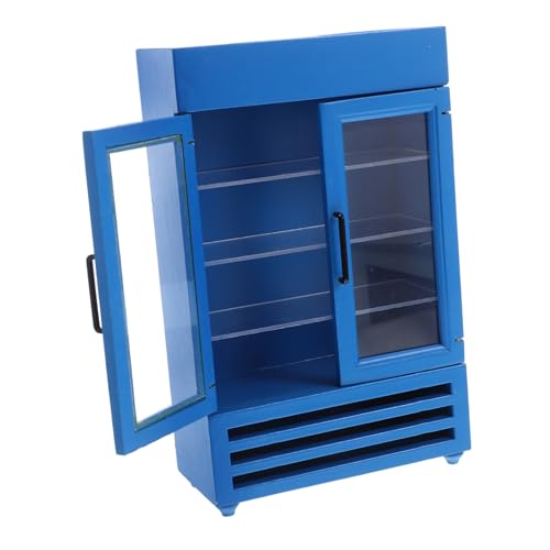 CIYODO Kinderkühlschrank Spielset Mini Kühlschrank Puppenhaus Miniatur Gefrierschrank Kühlschrank Für Mini Puppenhaus Miniatur Szenen von CIYODO
