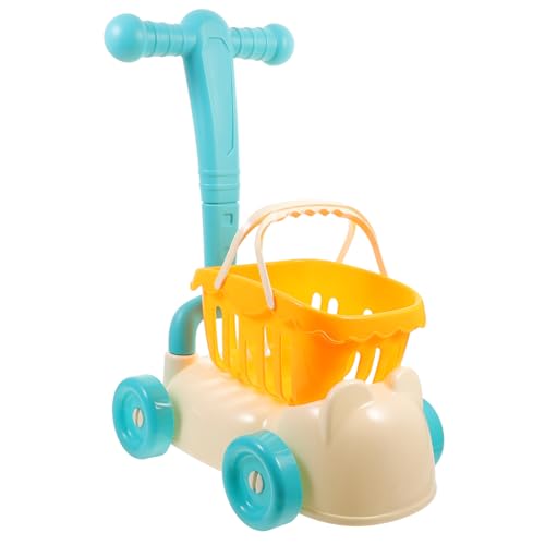 CIYODO Kinderwagenspielzeug für mit Haus Mini Kindereinkaufswagen Buggy Einkaufswagenspielzeug für Spielzeugwagen Kleiner Einkaufswagen einkaufen Abs Grün von CIYODO