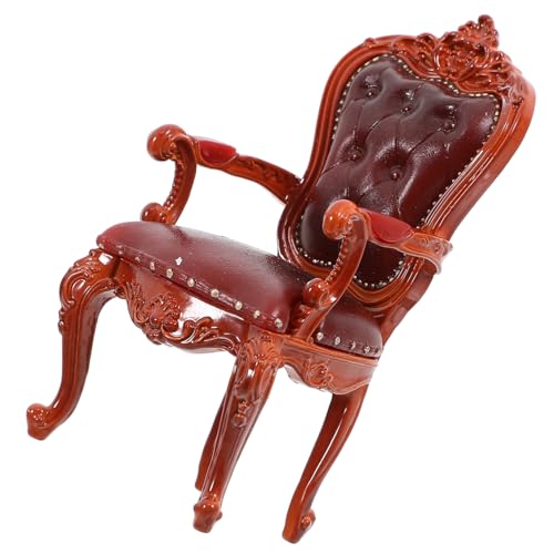 CIYODO Klassisches Rückenlehne -Stuhlmodell Möbel klein mit Szene puppenhaus Sessel Puppenhaus-Stuhlmodell deko Miniatur-Puppenhausstuhl winziger Stuhl Miniaturstühle Miniaturessessel PVC CIYODO Klassisches Rückenlehne -Stuhlmodell Möbel klein mit Szene puppenhaus Sessel Puppenhaus-Stuhlmodell deko Miniatur-Puppenhausstuhl winziger Stuhl Miniaturstühle Miniaturessessel PVC von CIYODO
