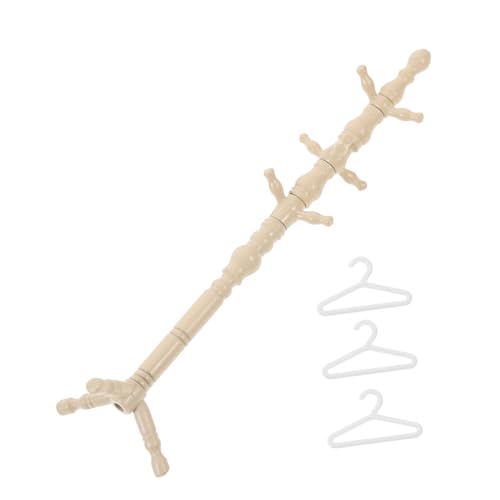 CIYODO Kleidungsständer Requisiten kleiderständer Puppenhaus-Dekore Miniaturkleiderbügel Mini- -Lagerregale Puppenhaus-Aufhänger Miniatur kleiderbügel Plastik Beige CIYODO Kleidungsständer Requisiten kleiderständer Puppenhaus-Dekore Miniaturkleiderbügel Mini- -Lagerregale Puppenhaus-Aufhänger Miniatur kleiderbügel Plastik Beige von CIYODO
