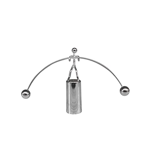 CIYODO Kleine Ornament Desktop Schaukel Schaukel Gewichtheben Metall Desktop Gewichtheben Silber von CIYODO