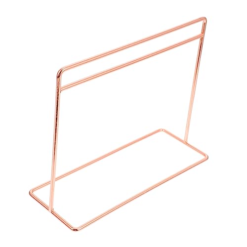 CIYODO Kleiner Puppenhaus Kleiderständer Displayständer Aus Hochwertigem Für Puppenhaus Dekoration Elegantes Design Roségold von CIYODO