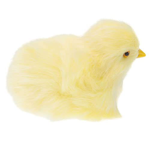 CIYODO Kleines Huhn Dekofigur Plüsch Ostern Küken für Kinderparty Fotorequisite Tragbar Festliche Tischdekoration CIYODO Kleines Huhn Dekofigur Plüsch Ostern Küken für Kinderparty Fotorequisite Tragbar Festliche Tischdekoration von CIYODO