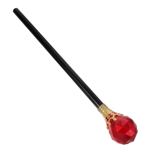 CIYODO Königliche Cosplay Zauberstäbe für Elegante Accessoires für Kostüme und Rollenspiele Gold Rot Vielseitig Einsetzbar für Partys und Anlässe von CIYODO