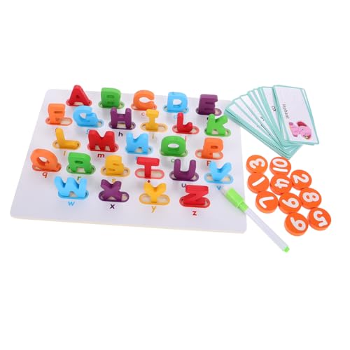 CIYODO Kognitive Bauschulenspielzeug Zum Sortieren Von Farben Alphabet-lernrätsel ABC-holzpuzzle Farb- Und Formerkennung Alphabet-Puzzle Aus Holz Rätsel Für Kleinkinder Hölzern CIYODO Kognitive Bauschulenspielzeug Zum Sortieren Von Farben Alphabet-lernrätsel ABC-holzpuzzle Farb- Und Formerkennung Alphabet-Puzzle Aus Holz Rätsel Für Kleinkinder Hölzern von CIYODO