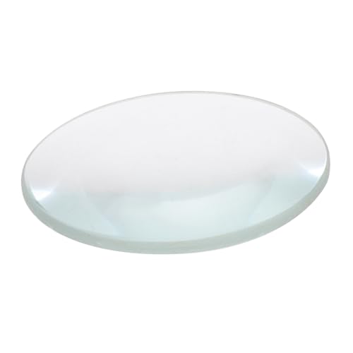 CIYODO Konvexe Linse Mit 50 Mm Brennweite Doppelt Konvexe Glaslinse Mit 30 Mm Durchmesser Für Den Einsatz Im Physiklabor von CIYODO