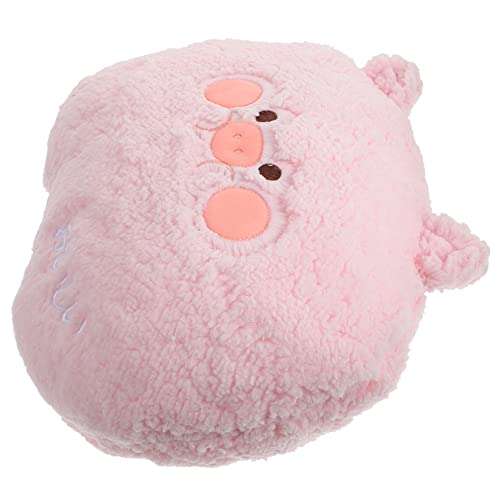 CIYODO Kopfkissen Tierdesign-Puppe Kreative Puppe Tierpuppenkissen Puppe in Tierform Tier Stofftier Puppenspielzeug Für Den Haushalt Puppe Kissenpuppe Werfen Rosa Kurzer Plüsch von CIYODO