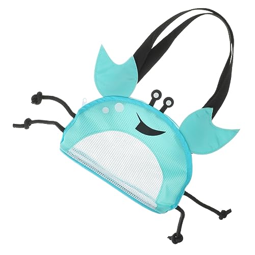 CIYODO Krabben Strandtasche Muschelform Strand Kosmetiktasche Party Gürteltasche Strandtasche Kleinkindertasche Sand Strandtaschen Spiel Strandtasche Aus Netzgewebe Outdoor CIYODO Krabben Strandtasche Muschelform Strand Kosmetiktasche Party Gürteltasche Strandtasche Kleinkindertasche Sand Strandtaschen Spiel Strandtasche Aus Netzgewebe Outdoor von CIYODO