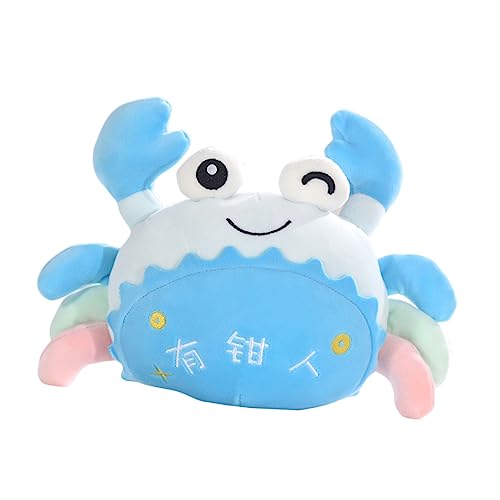 CIYODO Krabbenpuppe Stofftiere Kinderspielzeug Kuscheltier Babypuppe Meerestiere Babyspielzeug Cartoon Krabbenspielzeug Stoffpuppe Spielzeugtiere Puppenspielzeug Stofftier Plüsch Blau CIYODO Krabbenpuppe Stofftiere Kinderspielzeug Kuscheltier Babypuppe Meerestiere Babyspielzeug Cartoon Krabbenspielzeug Stoffpuppe Spielzeugtiere Puppenspielzeug Stofftier Plüsch Blau von CIYODO