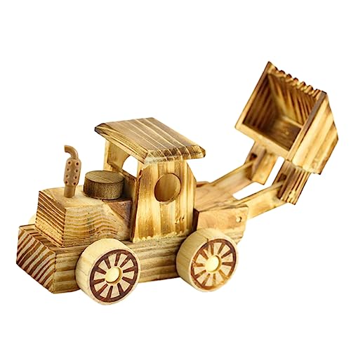 CIYODO Kreatives Holz Pushdozer Modellspielzeug für Pädagogisches Fahrzeug Kompakt und Sicher für Kleine Hände für Dekoration und Lernspielzeug CIYODO Kreatives Holz Pushdozer Modellspielzeug für Pädagogisches Fahrzeug Kompakt und Sicher für Kleine Hände für Dekoration und Lernspielzeug von CIYODO