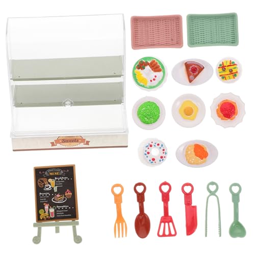 CIYODO Kuchenstand mit Lebensmittel Set Realistisches Puppenhaus Dekorationsset für Kreatives und Eltern Junge Mädchen Interaktion CIYODO Kuchenstand mit Lebensmittel Set Realistisches Puppenhaus Dekorationsset für Kreatives und Eltern Junge Mädchen Interaktion von CIYODO