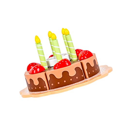 CIYODO Küchen aus Holz für Realistisches Kuchenschneide mit Erdbeertorte Lernspielzeug Hand Augen Koordination Geburtstagsgeschenk CIYODO Küchen aus Holz für Realistisches Kuchenschneide mit Erdbeertorte Lernspielzeug Hand Augen Koordination Geburtstagsgeschenk von CIYODO