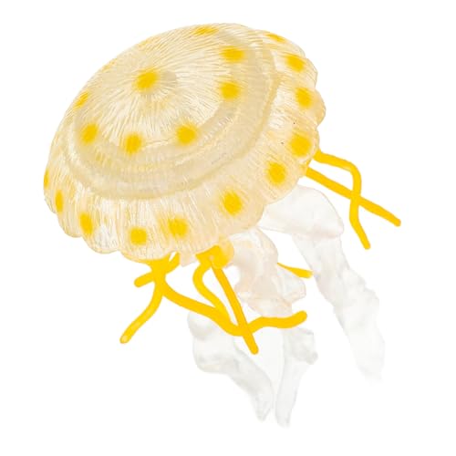 CIYODO Aquarium Qualle Deko Kunststoff Meerestierfigur Simuliertes Aquariumornament Kleine Quallenfigur Schwimmendes Tiermodell von CIYODO