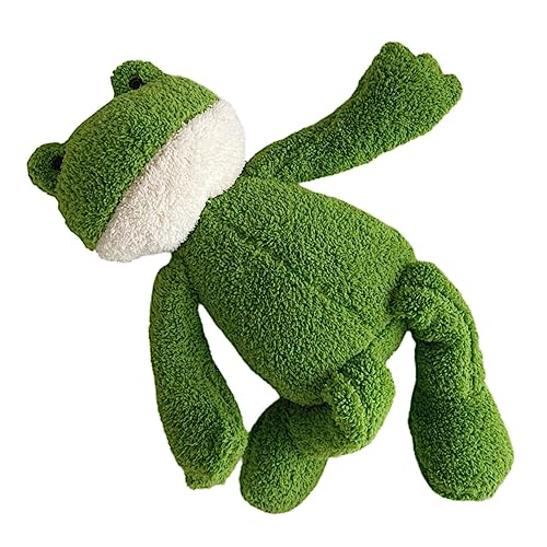 CIYODO Kuschelfrosch Plüschspielzeug Waschbare Froschpuppe Für Entzückendes Stofftier Kreatives Design Für Schlaf von CIYODO