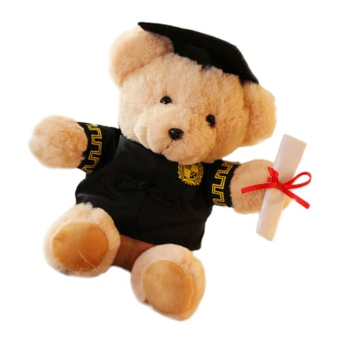 CIYODO Kuscheltier Bär mit Absolventenhut Perfektes zur Graduierung für Geburtstage Partys und Fotos Einzigartige Dekoration für Zuhause und Mehr von CIYODO