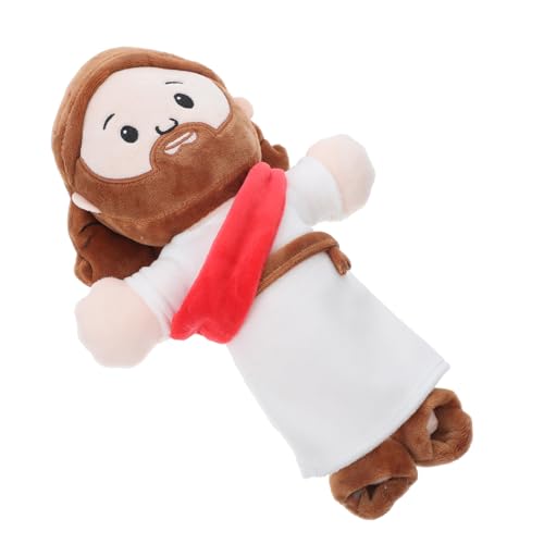 CIYODO Kuscheltier Jesus Plüschfigur Weiches und Komfortables Stofftier für Vielseitig Einsetzbar als Heimdekoration und für Ostern und Christliche Anlässe CIYODO Kuscheltier Jesus Plüschfigur Weiches und Komfortables Stofftier für Vielseitig Einsetzbar als Heimdekoration und für Ostern und Christliche Anlässe von CIYODO