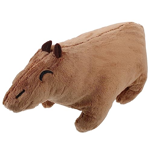 CIYODO Kuscheltiere Kinderspielzeug Imitation Capybara Puppe Kinderspielzeug Kuscheltierpuppe Wohnkultur Kinderpuppe Simulation Tierpuppen Capybara Capybara Hellbrauner Plüsch CIYODO Kuscheltiere Kinderspielzeug Imitation Capybara Puppe Kinderspielzeug Kuscheltierpuppe Wohnkultur Kinderpuppe Simulation Tierpuppen Capybara Capybara Hellbrauner Plüsch von CIYODO