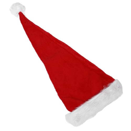 CIYODO Langer Weihnachtsmann Hut für Weicher und Bequemer Weihnachtskostüm Hut für Weihnachtsfeiern und Festliche Anlässe Vielseitig Kombinierbar mit Verschiedenen Outfits CIYODO Langer Weihnachtsmann Hut für Weicher und Bequemer Weihnachtskostüm Hut für Weihnachtsfeiern und Festliche Anlässe Vielseitig Kombinierbar mit Verschiedenen Outfits von CIYODO