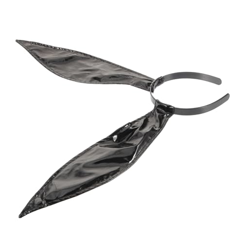 CIYODO Leder Hasenohren Haarreif Damen Bunny Kostüm Zubehör Süßer Kopfschmuck für Karneval Cosplay Party Ostern Verstellbar Bequem und Vielseitig von CIYODO