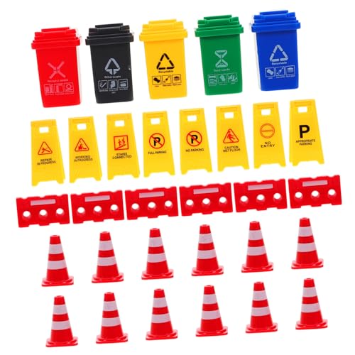 CIYODO Lernspielzeug Verkehrszeichen Realistische Miniatur Straßenbarrieren und Verkehrshütchen Pädagogisches Verkehrsmodell für Kognitive Entwicklung und Verkehrssicherheit Spielerisch CIYODO Lernspielzeug Verkehrszeichen Realistische Miniatur Straßenbarrieren und Verkehrshütchen Pädagogisches Verkehrsmodell für Kognitive Entwicklung und Verkehrssicherheit Spielerisch von CIYODO