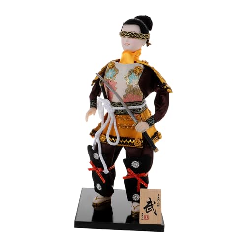 CIYODO Liebevolle Japanische Samurai Puppe Traditionelle Handgefertigte Dekofigur mit Leuchtenden Farben Langlebig und Farbecht für Japanische Wohnkultur Wohnzimmer und Cafédekoration CIYODO Liebevolle Japanische Samurai Puppe Traditionelle Handgefertigte Dekofigur mit Leuchtenden Farben Langlebig und Farbecht für Japanische Wohnkultur Wohnzimmer und Cafédekoration von CIYODO