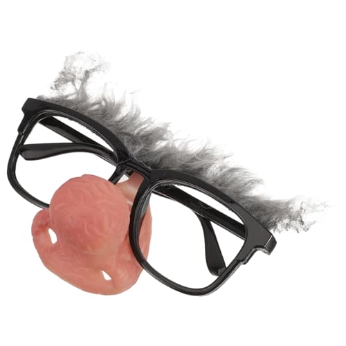 CIYODO Kleine Clown Nase Mit Brille Lustiges Kostümzubehör Für Halloween Und Partys Professionelles Requisit Für Und Erwachsene von CIYODO