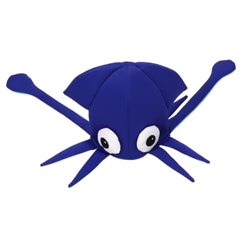 CIYODO Lustiger Octopus Hut aus Vierfarbigem Samt Leichter Cosplay Party Kopfschmuck für Halloween Karneval Mottoparty und Fotorequisiten Vielseitige Kopfbedeckung für Erwachsene CIYODO Lustiger Octopus Hut aus Vierfarbigem Samt Leichter Cosplay Party Kopfschmuck für Halloween Karneval Mottoparty und Fotorequisiten Vielseitige Kopfbedeckung für Erwachsene von CIYODO