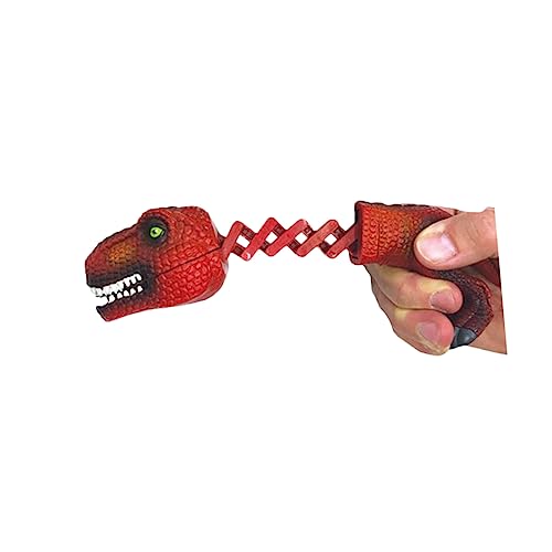CIYODO Lustiges Dinosaurier Prankspielzeug mit Teleskopfeder Cartoon Tierform Erweiterbarer Greifclip Kunststoff für Kinderpartys und Scherze Roter Dino Stil CIYODO Lustiges Dinosaurier Prankspielzeug mit Teleskopfeder Cartoon Tierform Erweiterbarer Greifclip Kunststoff für Kinderpartys und Scherze Roter Dino Stil von CIYODO