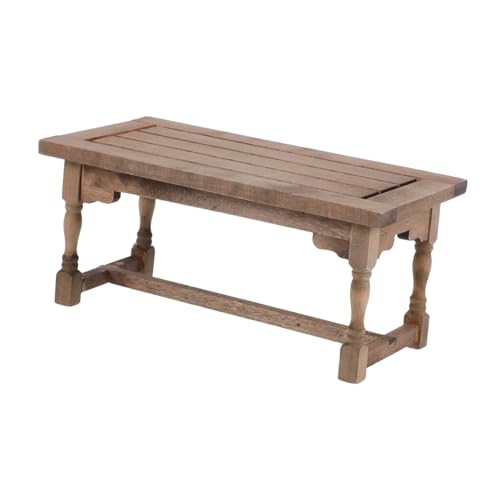 CIYODO Maßstab Holz Möbelmodell für Küche Robuster und Leichter Mini Tisch für Kreative Dollhouse Dekoration und Spielvergnügen von CIYODO
