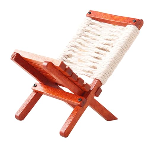CIYODO Maßstab Kleiner Lounge Stuhl Puppenmöbel Dekoration für Wohnzimmer Schlafzimmer Balkon und Garten CIYODO Maßstab Kleiner Lounge Stuhl Puppenmöbel Dekoration für Wohnzimmer Schlafzimmer Balkon und Garten von CIYODO
