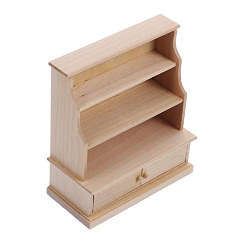 CIYODO Maßstab Kleines Regal Möbel Zubehör für DIY Puppenhaus Dekoration Micro Landschaft Schlafzimmer Zubehör von CIYODO