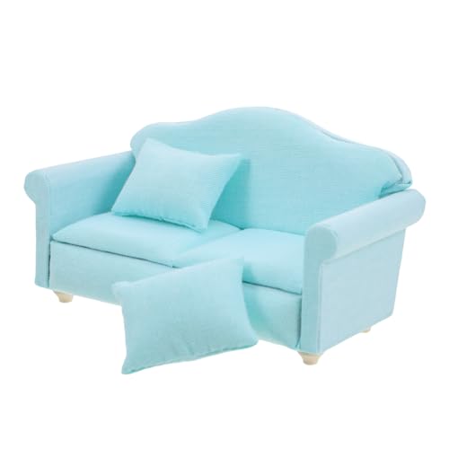 CIYODO Maßstab Miniatursofa Couch Möbel Zubehör für Puppenhaus Wohnzimmer Dekoration Couch für Puppen CIYODO Maßstab Miniatursofa Couch Möbel Zubehör für Puppenhaus Wohnzimmer Dekoration Couch für Puppen von CIYODO