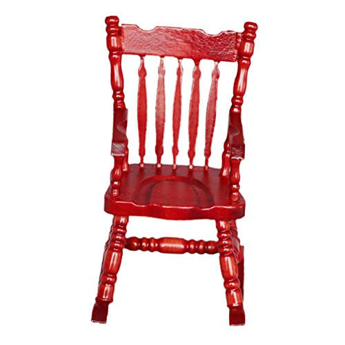 CIYODO Maßstab Rote Holzfarbe Detailreiches Mini Möbel Realistisches DIY Zubehör Geeignet für Wohnzimmer und Schlafzimmer Tragbares Sammlerstück und Dekoration von CIYODO