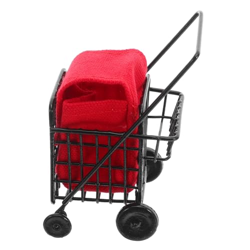 CIYODO Maßstab Schwarzer Metall Einkaufswagen für Puppenhaus Zubehör Kompakter Detailreicher Kleiner Supermarkt Handwagen für Spiel und Dekoration CIYODO Maßstab Schwarzer Metall Einkaufswagen für Puppenhaus Zubehör Kompakter Detailreicher Kleiner Supermarkt Handwagen für Spiel und Dekoration von CIYODO