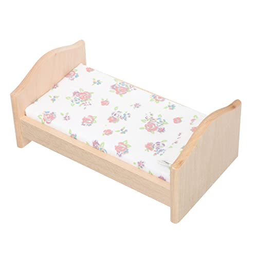 CIYODO Maßstab aus Holz Glatte Oberfläche Handgefertigt Leichtes Platzsparendes Mini Möbelstück für Kinderzimmer Puppenmöbel Zubehör Fördert Kreativität und Feinmotorik von CIYODO