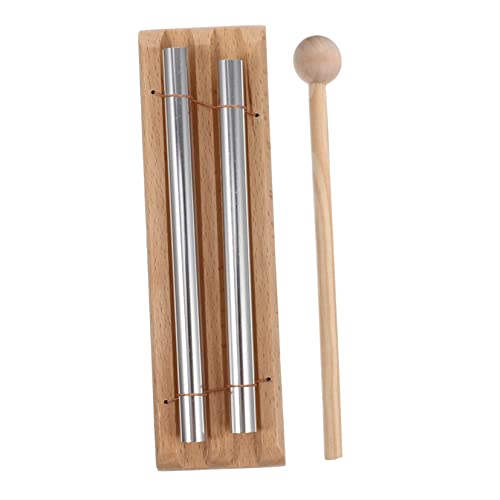 CIYODO Meditation Chime Tischspielzeug für Percussion Instrument Hand Auge Koordination für Yoga und Meditation Holzsockel mit Metallischen Klangrohren von CIYODO