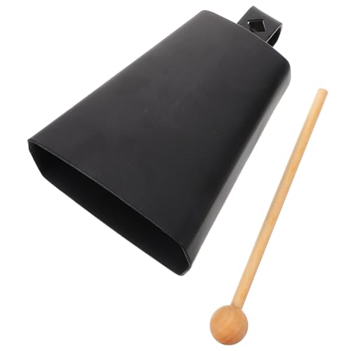 CIYODO Metal Cowbell Hand Percussion Instrument Leichtes Metall Kuhglocke für Bühne Fußballspiel und Übung Klarer Einsteigerfreundlich Schlägel CIYODO Metal Cowbell Hand Percussion Instrument Leichtes Metall Kuhglocke für Bühne Fußballspiel und Übung Klarer Einsteigerfreundlich Schlägel von CIYODO