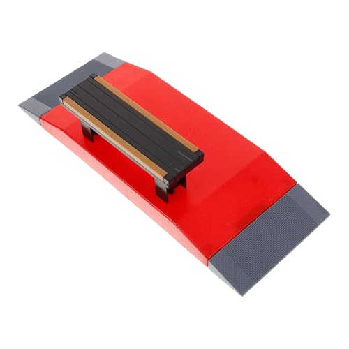 CIYODO Mini Finger Skateboard Ramp Plastik Skate Park Zubehör mit Hindernissen für Erwachsene für Spiele und Kreative Parkgestaltung von CIYODO
