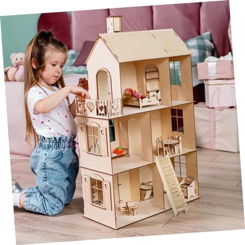 CIYODO Mini Holzleiter für Miniatur Szenen Naturbelassen Formstabil Kompakte Dekoratives Puppenhaus Zubehör zur Realistischen Gestaltung und Kreativen CIYODO Mini Holzleiter für Miniatur Szenen Naturbelassen Formstabil Kompakte Dekoratives Puppenhaus Zubehör zur Realistischen Gestaltung und Kreativen von CIYODO