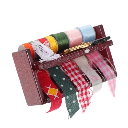 CIYODO Mini -Nähzubehör Miniaturspielzeug Miniatur -Dinge kleines Heimset Mini - Miniaturhauszubehör realistisches Miniaturspielzeug kleine Nähsets Mini-Kit hölzern CIYODO Mini -Nähzubehör Miniaturspielzeug Miniatur -Dinge kleines Heimset Mini - Miniaturhauszubehör realistisches Miniaturspielzeug kleine Nähsets Mini-Kit hölzern von CIYODO