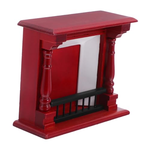CIYODO Mini Puppenhaus Dekoration Realistischer Miniatur Kamin Zubehör für Miniaturhäuser und Puppenmöbel von CIYODO