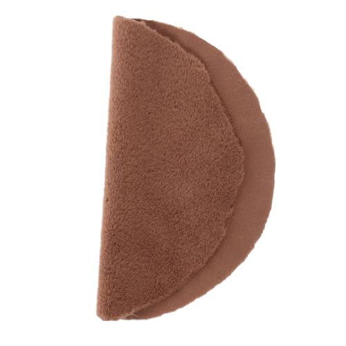 CIYODO Mini-Puppenhaus-Teppich Mini-Dekoration Mini-Teppich kleines Hauszubehör winziger Hausteppich Kleiner Teppich plüsch Teppich Puppenhausmatte Puppenhauslieferungen Brown von CIYODO